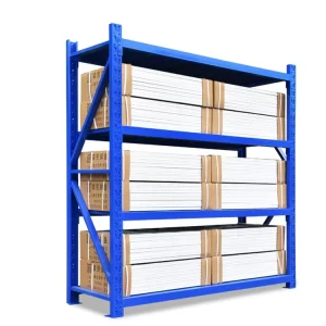 Made in China Customized Assemble Easily Structure Medium Duty Industrial Warehouse Steel Boltless Rack