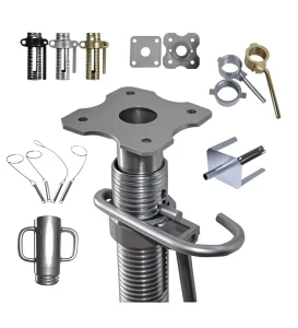 Made in China Galvanized and Powder-coated Adjustable Steel Brace Suitable for Construction Projects