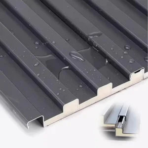 Manufacture Industrial Design Style Fireproof Polyurethane Sandwich Panels Aluminum Waterproof Insulated Roofing Sheet