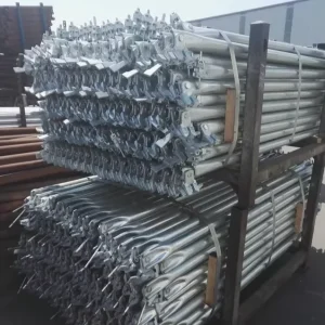 Manufacture Kwikstage Steel Scaffold Horizontal Ledger Standard Brace Scaffolding Parts Hot Dip Galvanized
