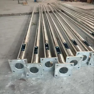Manufacturer Customized LED AC IP66 Waterproof Galvanized Steel Street Pole Pillar for Outdoor Road Use