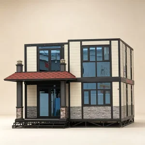 Manufacturer Direct Supply 2 Bedroom 2 Story Container House Moisture Proof Detachable Prefabricated Resort House