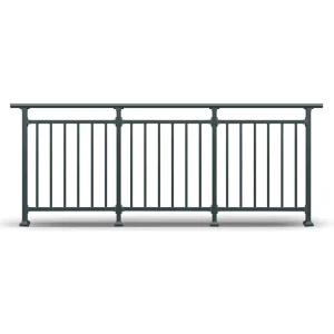 Manufacturer Easily Assembled Waterproof Steel Balcony Metal Railing