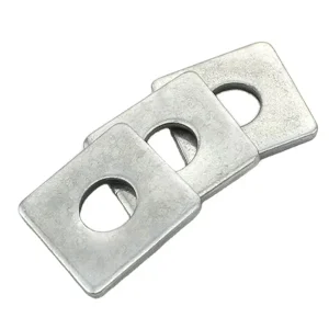 Manufacturer Fasteners Grade 4 8 10 Carbon Steel Galvanized 304 316 Stainless Steel Flat Square Washers With Round Hole