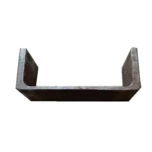 Manufacturer Iron Steel Channel Bar 150mm Black Metal Steel U Shaped Channel Prices