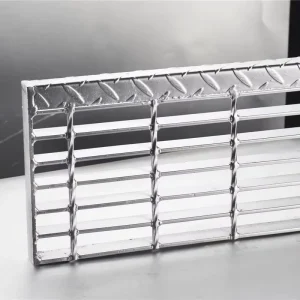 Manufacturer JT4 Galvanized Steel Grating Stair Tread Bolt Fixed Heavy Load Anti rust Step Board