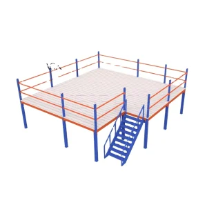 Manufacturer Price High Capacity Steel Heavy Duty Mezzanine Shelving System Corrosion Protection CE Certified Powder Coated