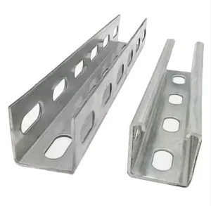 Manufacturer Slotted Angle Iron & U-Channel Strut Galvanized Steel Support Brackets for Construction Electrical Use