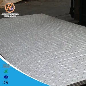Manufacturer St37 Astm A36 Ss400 S235 Non Slip Embossed Checkered Carbon Steel Plate JIS Patterned Steel Plate Floor Plate