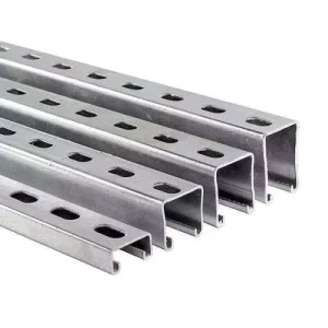 Manufacturer Supply Ms Hot rolled Galvanized Channel Steel 41*41 41*21 Gi Steel Channel C beam Profile