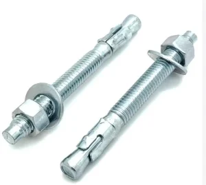 Manufacturer’s Galvanized Carbon Steel Head Expansion Wedge Anchor Bolts 3/4 Thread TiCN Coated 25 Lbs Capacity
