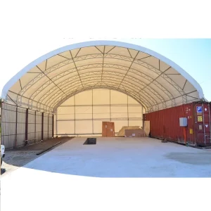 Manufacturer’s Industrial Warehouse Tent PVC Fabric Container Shelter with Metal Frame