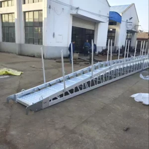 Marine Aluminum Alloy Tube Stainless Steel Straight Ladder Inclined Ladder Aluminum Inclined Ladder Aluminum Springboard