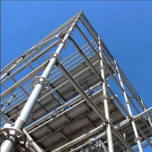 Marine Anti-Rust Ringlock Scaffold Components Modular Stage Truss For Caribbean Outdoor Concert Platform Projects