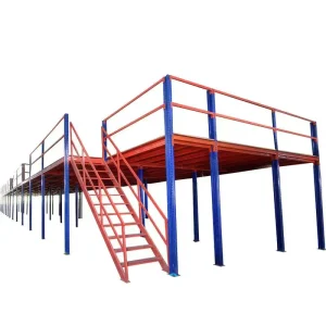 Medium-Duty Steel Warehouse Loft Platform Shelf Storage Attic Rack Pallet Racking Mezzanine Floor Racks Stacking Racks Shelves
