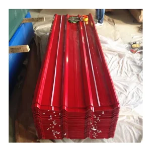 Metal Building Materials Colorful Sheet Metal Roofing Price