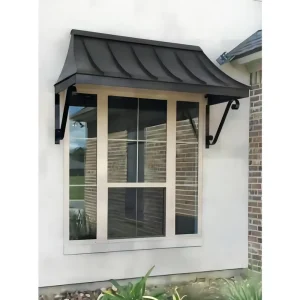 Metal Canopy for Outdoor Sun Protection Home Canopy Wrought Iron Awning
