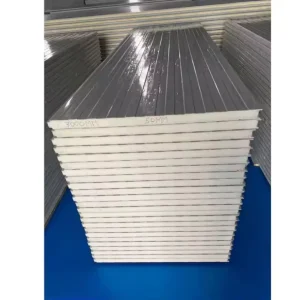 Metal Carved PU Sandwich Panel Siding Panels Exterior Wall Insulated and Decorative Polyurethane Foam Panels with Insulation