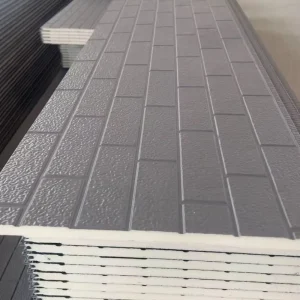 Metal Carved Panel Exterior Wall Decoration Insulated Sandwich Panel Siding For Roof Construction