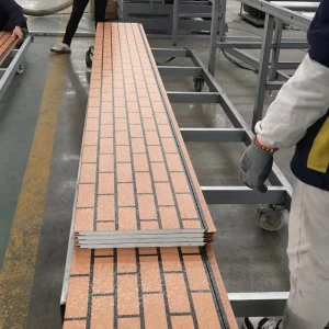 Metal Carved Sandwich Panel PU Polyurethane Insulated Exterior Wall Decorative Board Factory Direct