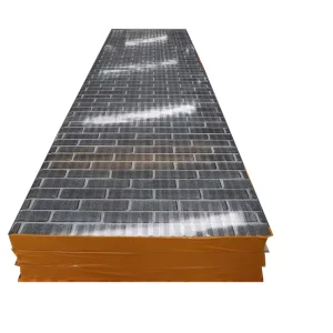 Metal Fireproof Waterproof Rock Wool Sandwich Panel with Fast Installation Low Cost Custom Color for Prefab House