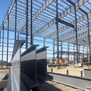 Metal Frame Structure Prefabricated Warehouse Workshop Hangar Steel Structure Building