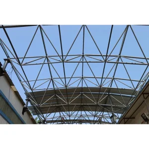 Metal Frame with Bolted Ball Joints for Industrial Warehouses and Workshops