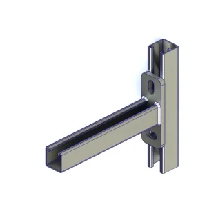 Metal Hanging Standards Galvanized Pipe Steel Strut Channel Brackets Solar Panel Mounting Strut Channel Bracket