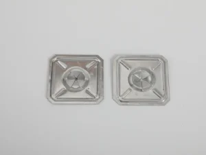 Metal Insulation Retaining Washers Used With Capacitor Discharge Weld Studs Rectangular Self-Locking Washers