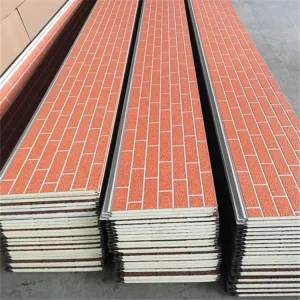Metal PU Sandwich 16mm Panel for Decorative Exterior Wall