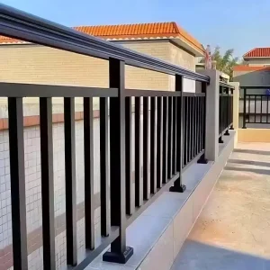 Metal Railings Balustrade Outdoor Galvanized Steel Aluminum Alloy Rooftop Terrace Art Balcony Decorative Trellis Guardrails