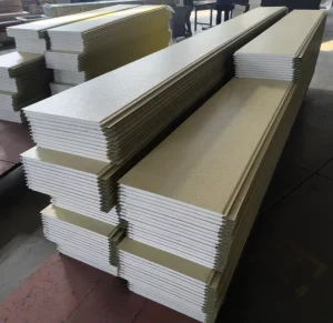Metal Siding Rock Pattern Outdoor Cladding Decorative Polyurethane Seamless Sandwich Panels Insulated PU Stone Wall Panel