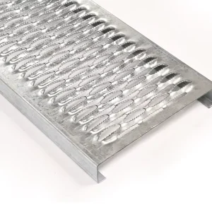 Metal Stair Treads Punched Steel Plate Is Used for Stair Base Plate Metal Floor Antiskid Perforated Metal Sheet