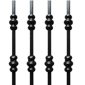 Metal railings with a modern design style suitable for indoor villa apartment staircase railings