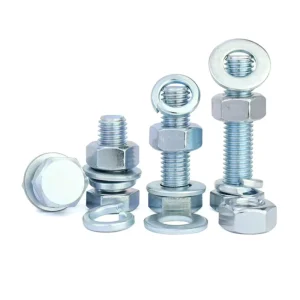 Metric Hex Bolt and Hex Nut Fastener Set for Construction Machinery and Steel Structures