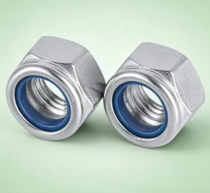 Metric Hex Nylon Lock Nut DIN985 304 Stainless Steel Nylock Anti-Loose Nut Industrial Fastener With Custom Options