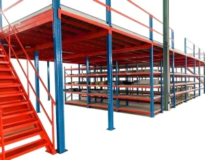 Mezzanine Platform Fully Customizable Colors Sizes Layers Heavy Duty Steel for Warehouse Space Expansion