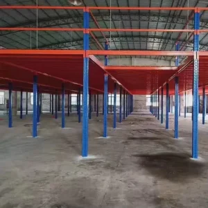 Mezzanine Platform for Heavy Duty Storage Robust Steel Frame Construction for Demanding Warehouse and Factory Applications