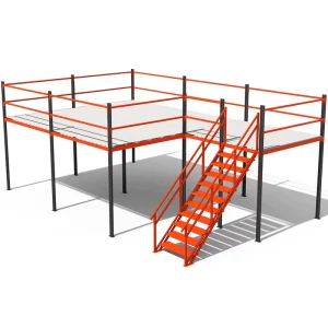 Mezzanine Storage Tire Racks Metal Shelving Unit Heavy Duty Racking System