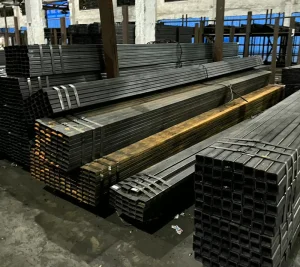 Mild Steel Square Rectangular Tube Custom Black Box Section 25X25 Seamless & Welded Pipe