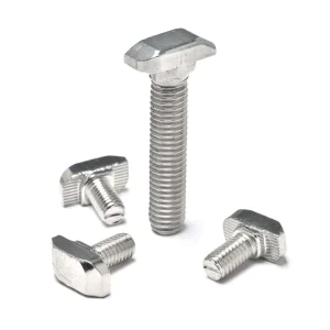 Mirror Polished Stainless Steel T Bolt Hardware for Glass Balustrade Systems