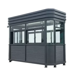 Mobile Guard Security Booth Model D5 1 Anti corrosion Stainless Steel Finished Shenzhen Manufacturer Residential Duty Station