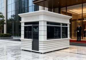 Mobile Police Booths Traffic Duty Booths High Strength Steel Security Booths