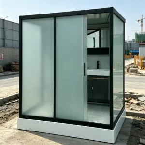 Mobile Prefab Toilet Room Modular Container House for Construction Site Homestay