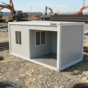 Mobile Safety Post Galvanized Steel Guard Booth A2 Fireproof IP55 Weatherproof for Airport Stadium