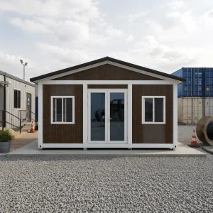 Mobile Tiny House 20ft Expandable Container House with Bedroom Kitchen Living Room Minimalist Prefab Design