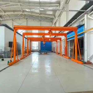 Mobile Trackless Gantry Crane 360 Rotating Stable Operation 10 Ton Capacity 9m Lifting Height Motor & Gearbox