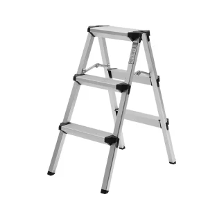 Modern 2 6 Steps Thickened Aluminum Folding Ladder Non Slip Insulated A Frame Step Ladder for Kitchen and Bathroom
