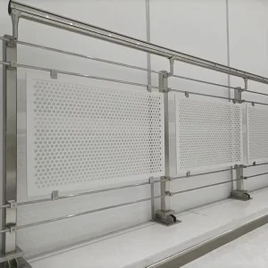 Modern 304 316 Stainless Steel Aluminum Balcony Stair Railings ISO9001 CE Certification 5 Year Warranty Custom Color