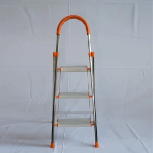 Modern 6-Step Stainless Steel Folding Ladder for Household Use Outdoor Application